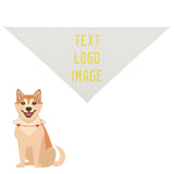 Custom White Light Yellow Pet Scarf