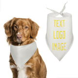 Custom White Light Yellow Pet Scarf