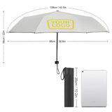 Custom White Light Yellow Automatic Umbrella
