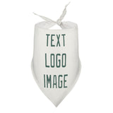 Custom White Blue Green Pet Scarf
