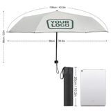 Custom White Blue Green Automatic Umbrella
