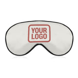 Custom White Copper Rose Sleep Mask