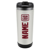 Custom White Crimson Red Stainless Steel Water Cup