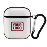 Custom White Crimson Red AirPods Case