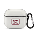 Custom White Crimson Red AirPods Case (3rd Generation)
