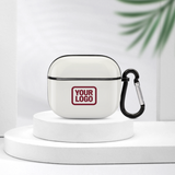 Custom White Crimson Red AirPods Case (3rd Generation)