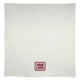 Custom White Copper Rose Square Table Cloth