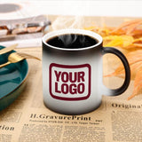 Custom White Crimson Red Magic Mug