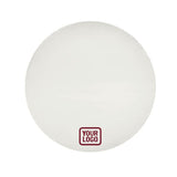 Custom White Crimson Red Round Table Cloth