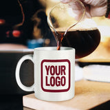 Custom White Crimson Red Mug