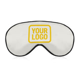 Custom White Gold Sleep Mask
