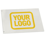 Custom White Gold Flag