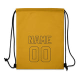 Custom Yellow Yellow Drawstring Bag