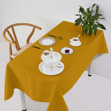 Custom Yellow Brown Square Table Cloth