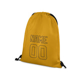 Custom Yellow Yellow Drawstring Bag