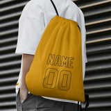 Custom Yellow Yellow Drawstring Bag