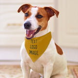 Custom Yellow Olive Pet Scarf