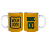 Custom Yellow Green Mug