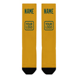 Custom Yellow Green Knee-High Sock