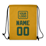 Custom Yellow Green Drawstring Bag