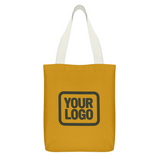 Custom Yellow Green Canvas Tote Bag