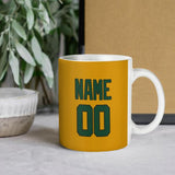 Custom Yellow Green Mug