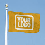 Custom Yellow Cream Flag