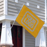 Custom Yellow Gray Flag