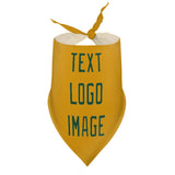 Custom Yellow Green Pet Scarf