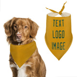 Custom Yellow Green Pet Scarf