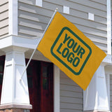 Custom Yellow Green Flag