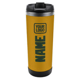 Custom Yellow Dark Green Stainless Steel Water Cup