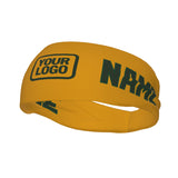 Custom Yellow Dark Green Sports headband