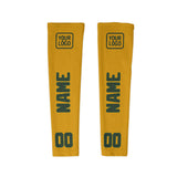 Custom Yellow Dark Green Arm Sleeve