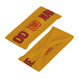 Custom Yellow Red Sports headband