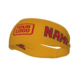 Custom Yellow Red Sports headband
