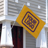 Custom Yellow Purple Flag