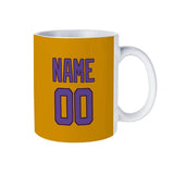 Custom Yellow Light Purple Mug