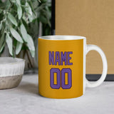 Custom Yellow Light Purple Mug
