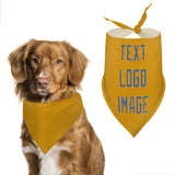 Custom Yellow Sky Blue Pet Scarf