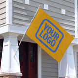 Custom Yellow Sky Blue Flag
