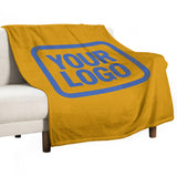 Custom Yellow Sky Blue Blanket