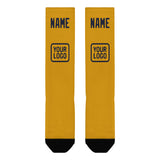 Custom Yellow Navy Knee-High Sock
