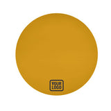 Custom Yellow Navy Round Table Cloth