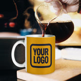 Custom Yellow Navy Mug
