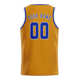 Custom Yellow & Sky Blue Colors Design Sports Basketball Jersey