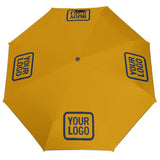 Custom Yellow Blue Automatic Umbrella