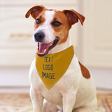 Custom Yellow Blue Pet Scarf