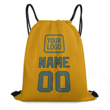 Custom Yellow Blue Green Drawstring Bag