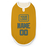 Custom Yellow Blue Green Pet Vest